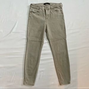 EUC | Size 8 skinny jeans gray/tan